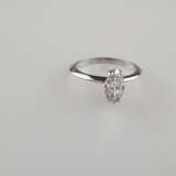 Eleganter Solitärring - Weißgold 750/000, gestempe… - фото 1