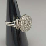 Prunkvoller 18K-Cocktailring mit Diamanten - Weißg… - фото 1