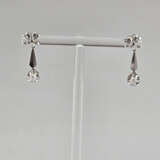 Ein Paar Diamantohrstecker - Weißgold 585/000, Sic… - Foto 1