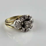 Funkelnder Diamantring - Gelb-/Weißgold 585/000 (1… - фото 1