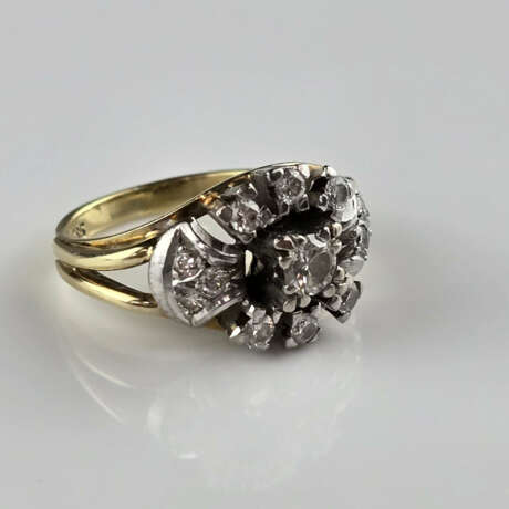 Funkelnder Diamantring - Gelb-/Weißgold 585/000 (1… - фото 1 Funkelnder Diamantring - Gelb-/Weißgold 585/000 (1… - фото 1