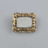 Antike Brosche - Gelbgold 375/000 (9 K), rechtecki… - фото 1