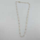 Filigrane 18K-Goldkette mit bunten Saphiren - Gelb… - фото 2