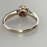 Goldring mit Koralle - Roségold 585/000 (14K), röt… - фото 2