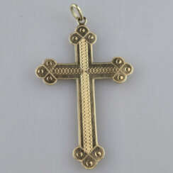 Antiker Goldanhänger - 585/000 Gelbgold (14K), "58…