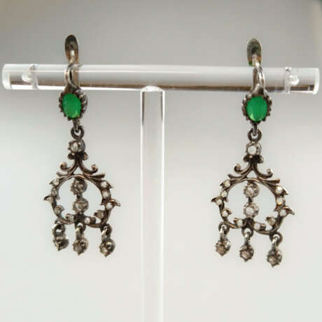 Paar Chandeliers im Rokoko-Stil - Sterling Silber … - фото 1 Paar Chandeliers im Rokoko-Stil - Sterling Silber … - фото 1