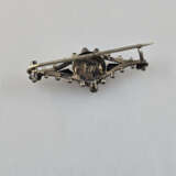 Portraitbrosche - um 1900, 935er Silber, gestempel… - фото 2