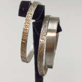 Drei Silberarmreife - 1 offene Armspange, Sterling… - фото 1