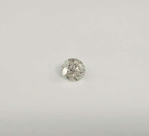 Loser natürlicher Diamant von 1,09 ct. - runder Br… - фото 1