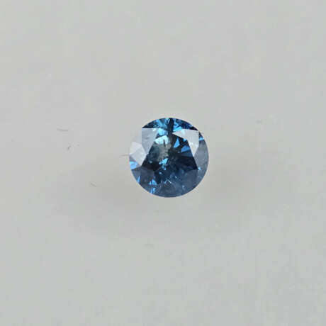 Loser natürlicher, blauer Diamant von 0,86 ct. mit… - фото 1