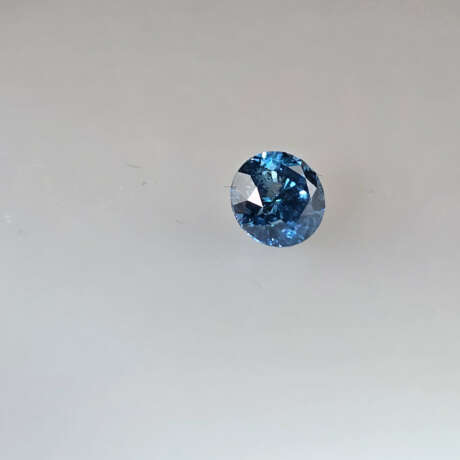 Loser natürlicher, blauer Diamant von 0,86 ct. mit… - фото 2