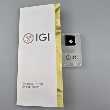 Loser Diamant von 2,03 ct. mit Lasersignatur - Lab… - Foto 2
