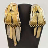 Paar ausgefallene brutalistische Vintage-Ohrstecke… - фото 1