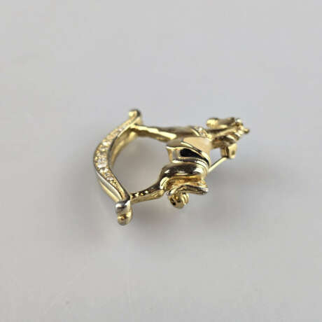 Vintage-"Christmas"-Brosche - Schaukelpferd, Metal… - photo 2