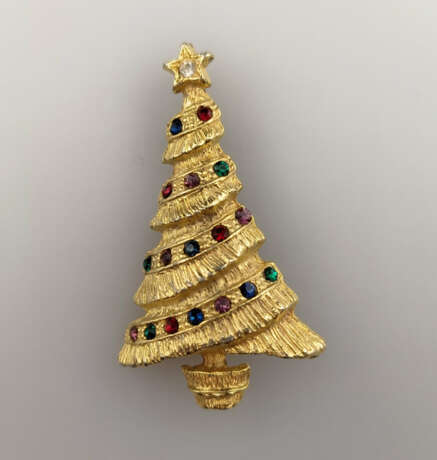Vintage-"Christmas"-Brosche - USA, Weihnachtsbaum,… - photo 1 Vintage-"Christmas"-Brosche - USA, Weihnachtsbaum,… - photo 1