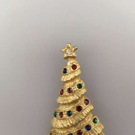 Vintage-"Christmas"-Brosche - USA, Weihnachtsbaum,… - photo 2 Vintage-"Christmas"-Brosche - USA, Weihnachtsbaum,… - photo 2