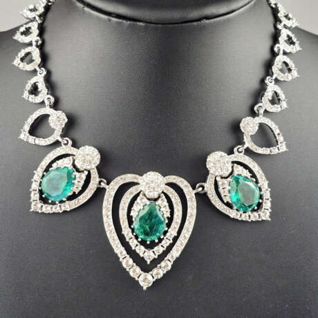 Prunkvolles Vintage-Perlencollier - 1950er Jahre, … - фото 1 Prunkvolles Vintage-Perlencollier - 1950er Jahre, … - фото 1