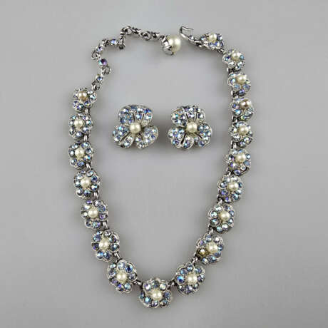 Schillerndes florales Vintage-Schmuckset - BOGOFF … - photo 1 Schillerndes florales Vintage-Schmuckset - BOGOFF … - photo 1