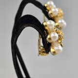 Ein Paar Vintage-Ohrclips - CRAFT / USA, vergoldet… - Foto 2