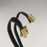 Ein paar puristische Vintage-Ohrclips - Metall ver… - Foto 2