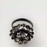 „Gothik“-Rosettenring mit Bergkristall- und Onyxbe… - фото 2