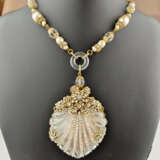 Opulentes langes Collier mit Muschelanhänger - Sta… - фото 1