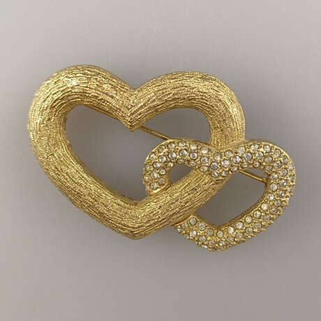 Vintage-Herzbrosche - Henkel & Grosse (Pforzheim),… - фото 1 Vintage-Herzbrosche - Henkel & Grosse (Pforzheim),… - фото 1