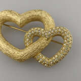 Vintage-Herzbrosche - Henkel & Grosse (Pforzheim),… - фото 2