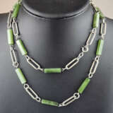 Vintage-Jadekette - China, Halskette mit 15 längli… - фото 1