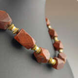 Vintage-Halskette -15 facettierte und polierte Gli… - photo 2