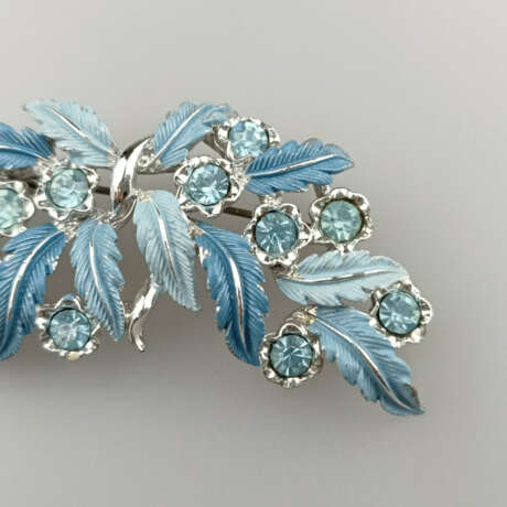 Vintage-Brosche - Jewelcraft / USA, silberfarbenes… - photo 2