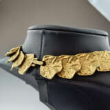 Vintage-Blattcollier - 1980er Jahre, Metall vergol… - фото 2