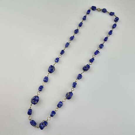 Vintage-Halskette - 31 unterschiedliche große Lapi… - фото 2