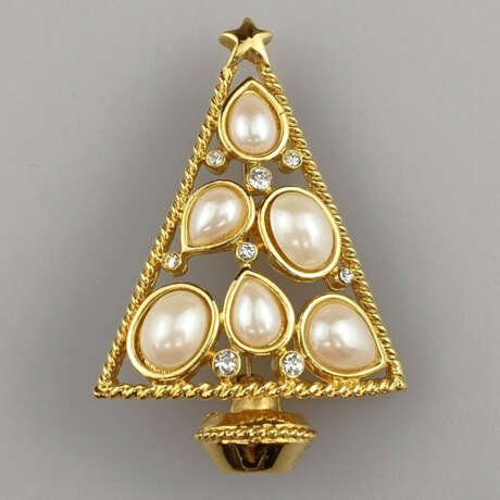 Vintage-"Christmas"-Brosche - USA, Weihnachtsbaum,… - фото 1