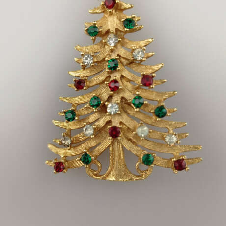 Vintage-"Christmas"-Brosche - MYLU/USA, Weihnachts… - фото 2