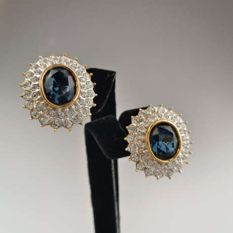 Ein Paar prunkvolle Vintage-Ohrstecker - ROMAN / U… - photo 1