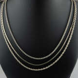 Vintage-Silbercollier -Silber 835/000, gestempelt,… - photo 1