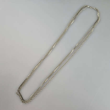 Vintage-Silbercollier -Silber 835/000, gestempelt,… - photo 2