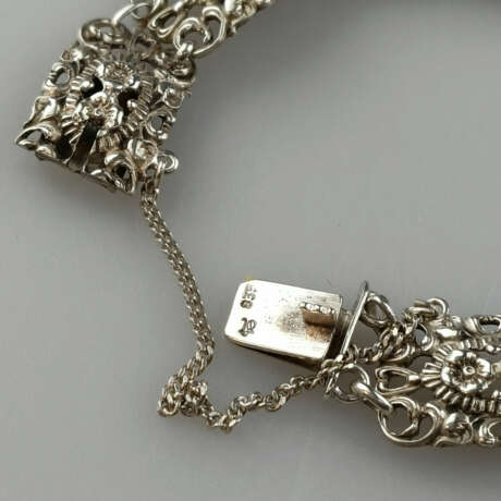 Vintage-Silberarmband - filigran gearbeitetes, dur… - photo 2
