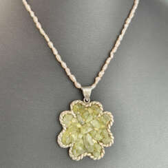 Vintage-Kette mit Talisman-Anhänger - Kette aus ro…