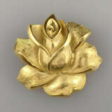 Vintage-Rosenbrosche - Trifari / USA, Metall vergo… - фото 1