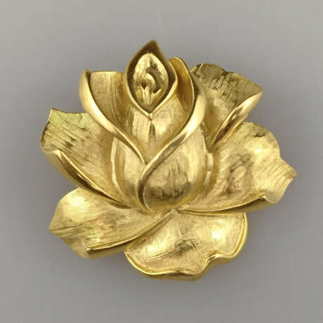 Vintage-Rosenbrosche - Trifari / USA, Metall vergo… - фото 1