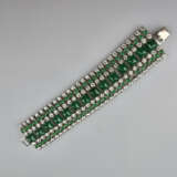 Vintage-Armband im Art Déco-Stil - WEISS / USA, si… - photo 1