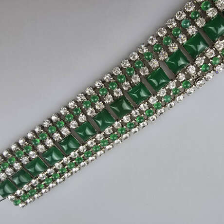 Vintage-Armband im Art Déco-Stil - WEISS / USA, si… - photo 2