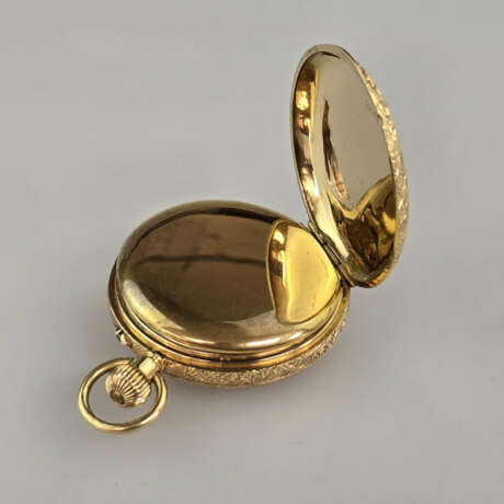 Halbsavonette-Damentaschenuhr - fein reliefiertes … - photo 2