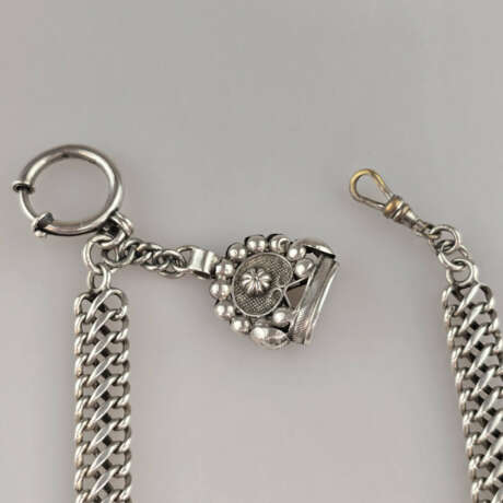 Taschenuhrenkette mit Siegelanhänger - um 1900, Si… - фото 2 Taschenuhrenkette mit Siegelanhänger - um 1900, Si… - фото 2