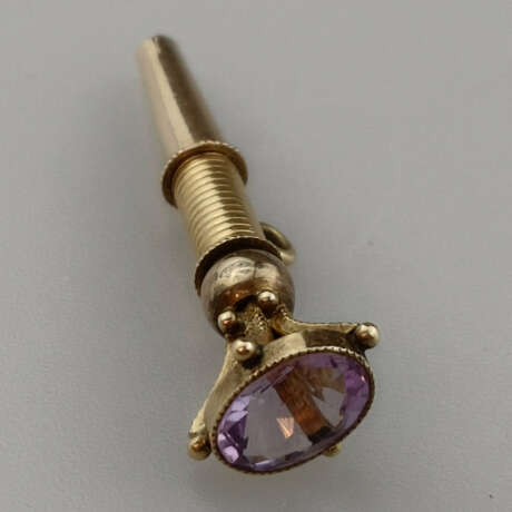 Antiker Uhrenschlüssel für Gold/Emaille-Spindeluhr… - photo 1 Antiker Uhrenschlüssel für Gold/Emaille-Spindeluhr… - photo 1