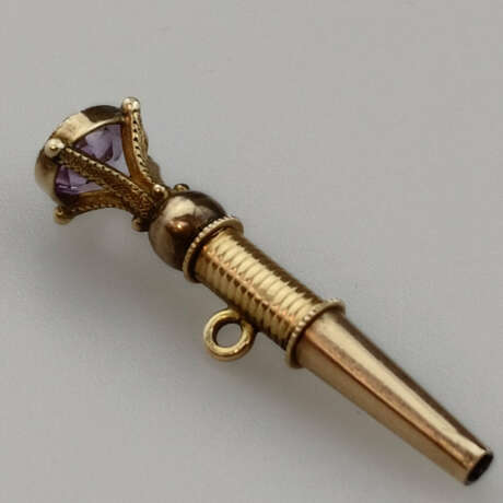 Antiker Uhrenschlüssel für Gold/Emaille-Spindeluhr… - photo 2 Antiker Uhrenschlüssel für Gold/Emaille-Spindeluhr… - photo 2