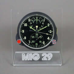 Russische Borduhr "MIG 29" - Tscheljabinsk, Metall…
