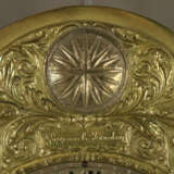 Wanduhr - 20. Jh., rechteckiges Holz-Gehäuse, scha… - photo 2